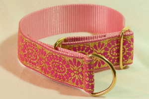 Limited Slip Hound Collar in Pink and Gold