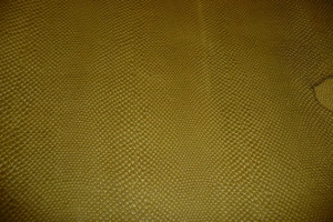 Leather Lurcher Lime Pearlized Cobra Cowhide